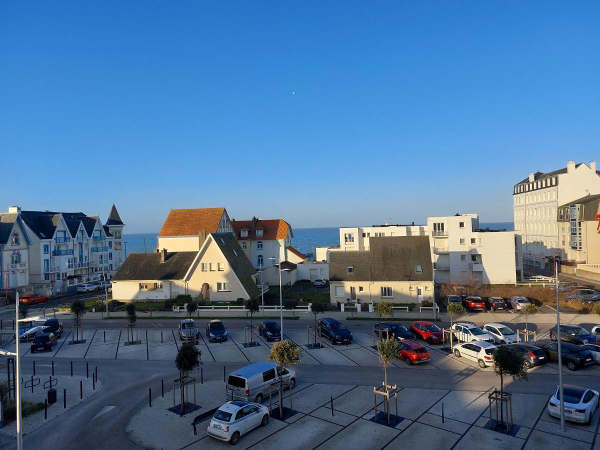 Vue Mer L'Aiglon T2 Balcon Parking Prive Wimereux Exterior photo